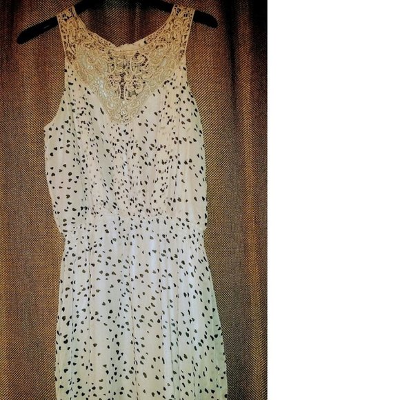 Buffalo David Bitton Pale Daisy Hearts Y2K Dress, Sz L - Picture 14 of 14